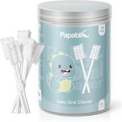 Amazon.com : Papablic Baby Tongue Cleaner for Infant Oral Aged 0-2, Disposable, 40 Pack | Baby Oral Cleaner, Disposable Infant Mouth Cleaner Newborn,