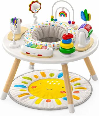 Amazon.com: Little Acorn, 4-in-1 Baby Activity Center | Montessori-Inspired Design | 8 Interactive Toys | Tummy Time, Exersaucer & Toddler Table | Sho