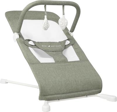 Amazon.com : Baby Delight Highland Baby Bouncer | Infant | 0 – 6 Months | 3-Position Recline | Sage Tweed : Baby