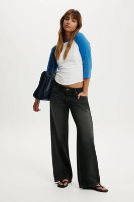 Petite Low Rise Straight Jean