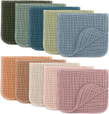 Amazon.com: Comfy Cubs Muslin Burp Cloths 20 x 10, Pack of 10 - Large, 6-Layer, Ultra Absorbent 100% Cotton for Baby Drool and Messes - Soft, Safe &
