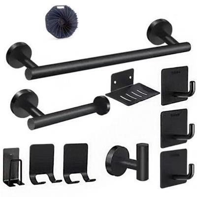 11PCS Bathroom Accessory Set,Towel Bar Set,Towel Rack Wall Mounted,Hooks | Shop Today. Get it Tomorrow! | takealot.com
