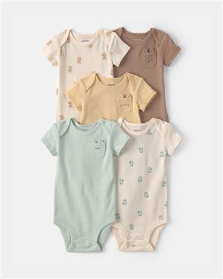 Baby 5-Pack Critter Multipack Bodysuits | Carter’s Oshkosh Canada