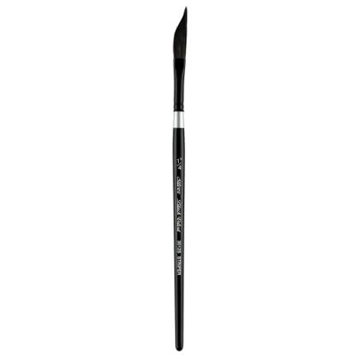 Silver Brush Limited 3012S-1/4in Black Velvet Professional Dagger Striper Brush, Natural Squirrel Hair and Synthetic Mix Blend Filament Watercolour Br