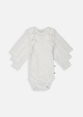 Plain Organic Cotton Bodyvests 3 Pack | Woolworths