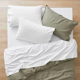 Shop Flannelette Sheet Set - White Online | Bed Bath N Table