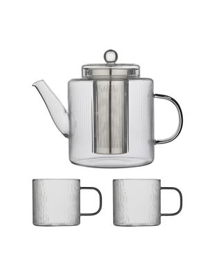 Ecology Infuse Borasilicate Teapot 900ml and Set Of 2 Mugs 350ml | David Jones