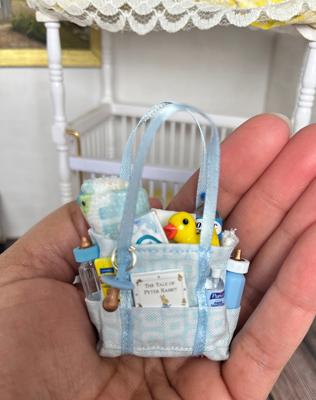 Miniature Diaper Bag (1:12 Scale) - Etsy Canada