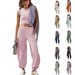 SCUSTY Womens Two Pieces Sweatsuits Casual Cropped Tee Top Sweatpants Athletic Tracksuits - TikTok Shop