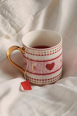 The Bistro Tile Stoneware Mug: Love Edition | Anthropologie UK Bow and arrow