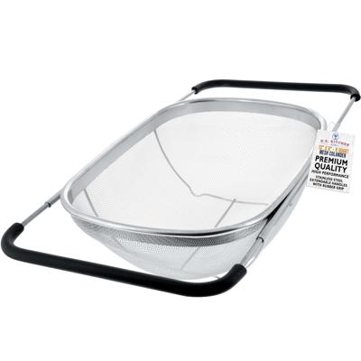 U.S. Kitchen Supply Over the Sink Colander, 13x9 Stainless Steel - Walmart.com