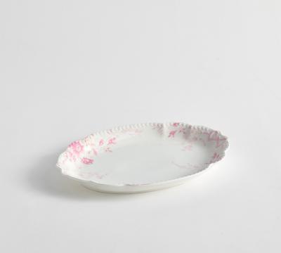 LoveShackFancy Floral Bow Porcelain Serving Platter | Pottery Barn
