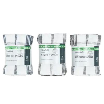 Checkers Sixty60 | Essentials Victor Terry Kitchen Swabs 30 x 30cm 8-Pack (Colour May Vary)