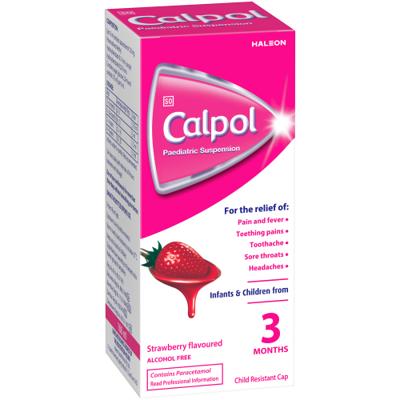 Calpol Paediatric Suspension 100ml - Clicks