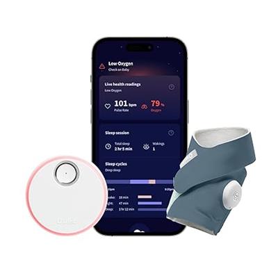 Amazon.com: Owlet Dream Sock – Smart Wearable Baby Monitor, Infant SpO2 Monitor Tracks Heart Rate & Oxygen - Parents Receive Alerts, Sleep & Health In