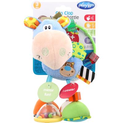 Playgro Clip Clop Activity Rattle 3M+ - Clicks