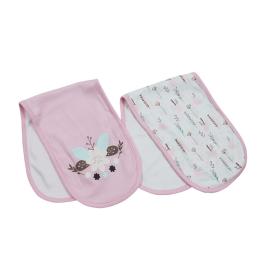 Snuggletime Burp Cloths 2PK - Pink Flower | Babies R Us Online