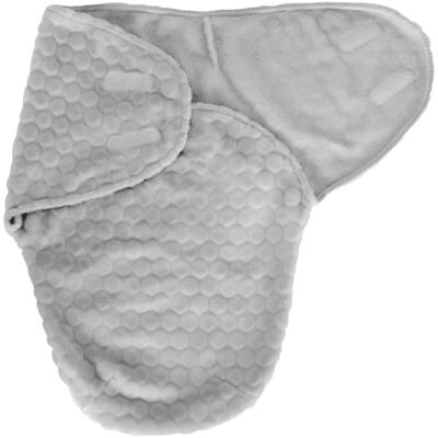 Snuggletime Plush Swaddle Wrap Grey - Clicks