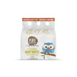 Biodegradable Baby Wipes with organic aloe Triple Pack (3 x 64 wipes) | Babies R Us Online