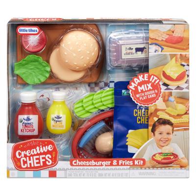Little Tikes Creative Chefs Cheeseburger and Fries Kit with 22 Accessories, Pretend Play Cooking Set, for Boys and Girls Ages 3+ Years - Walmart.ca