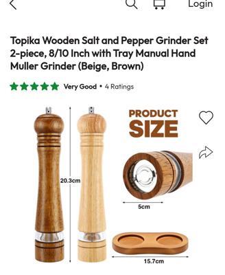 Salt and pepper grinder