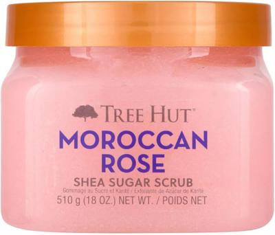 Amazon.com : Tree Hut Moroccan Rose Body Scrub, Exfoliating & Hydrating Sugar Scrub with Shea Butter & Essential Oils, Smooth Skin, Body Exfoliator Fo