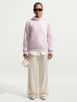 Nike Womens Studio Fleece Pullover Lilac/Sail Hoodie | Bash