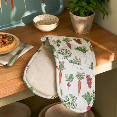 Garden Vegetables Double Oven Glove by Sophie Allport