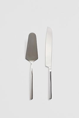 Brushed Steel Nolan Cake Server - Dining | Country Road