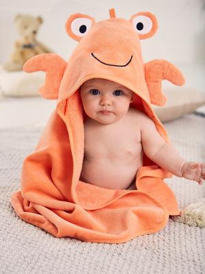 Crab Character Hooded Towel | JoJo Maman Bébé