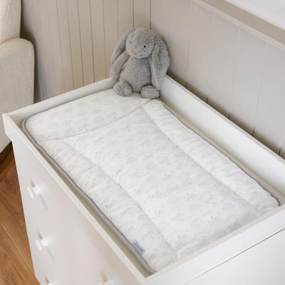 Puggle Moon & Back Changing Mat – Grey/White | The Nursery Store