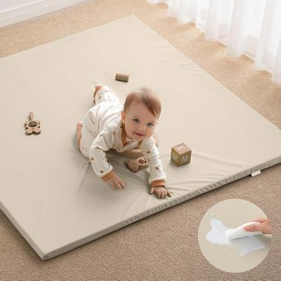 Amazon.com : Blissful Diary Vegan Leather Baby Play Mat, 47x47 Thick Foam Cushioned & Waterproof Playpen Mat for Infants and Toddlers, Stylish and Jus