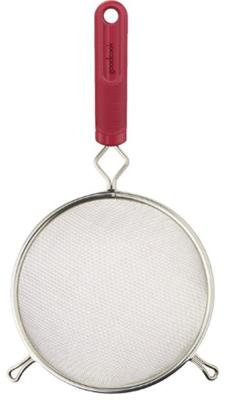 GoodCook PROfreshionals 6 Stainless Steel Mesh Strainer, Red - Walmart.com