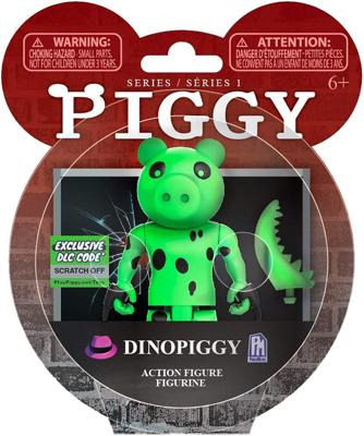 Amazon.com: PIGGY Action Figure - Dinopiggy Articulated Buildable Action Figure Toy, Series 1 Collectible : Toys & Games