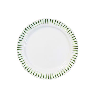 Sitio Stripe Basil Dessert/Salad Plate