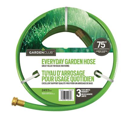 Garden Club Everyday Medium Duty Hose, 75-ft