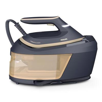Philips PerfectCare 6000 Series Steam Generator - 2400W, No Burns Guaranteed, 600g Powerful Steam Boost, Superior Glide, No Temp settings, 1.8L Tank,