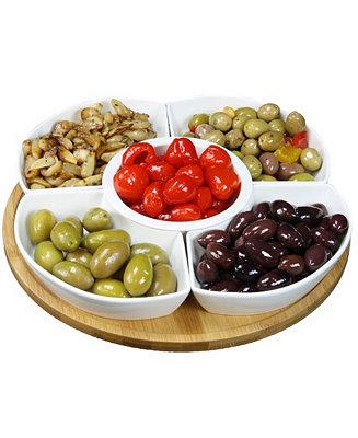 Elama Signature Small 6-Piece Lazy Susan - Macys