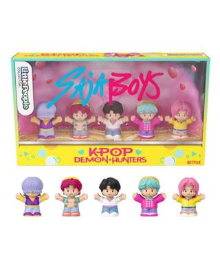 Fisher-Price Little People Collector K-Pop Demon Hunters Saja Boys Special Edition Figure Set - Kmart