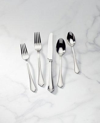 Lenox Chelse Muse 18/10 Stainless Steel 65-Pc. Flatware Set, Service for 12, Created for Macys - Macys