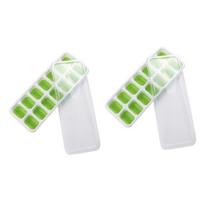 Dvkptbk Ice Cube Mold The Ice Cubes Tray with Lid with 14 Ice Cubes Can Be Flexibly Stacked Kitchen Gadgets - Walmart.ca