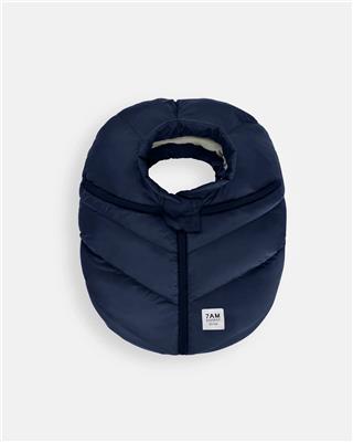 Car Seat Cocoon - Navy Plush