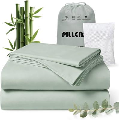 Amazon.com: Luxury Organic Tencel & Viscose from Bamboo Cooling Sheet Set,moisture wicking & Breathable Bedding for Hot Sleepers,Silky Soft Hypoallerg