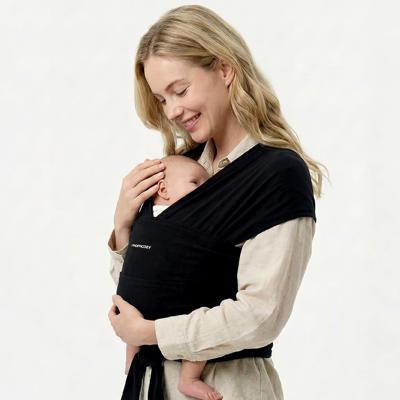 Momcozy Baby Wrap Carrier for 3.6-15kg, Easy to Wear Baby Sling Carriers from Newborn, Adjustable Baby Carriers for Newborn to Toddler, Black : Amazon