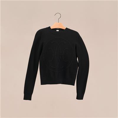Cashmere H Lift long-sleeve sweater | Hermès USA