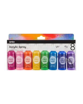 8 Pack Acrylic Spray - Kmart
