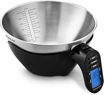 Taurus Kitchen Scale Battery Operated Stainless Steel Black 3kg Effortless Inox : Amazon.co.za: Home & Kitchen
