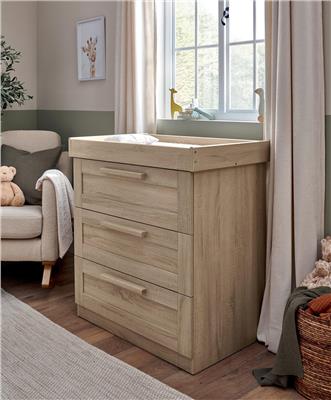 Atlas Dresser Changer Light Oak | Nursery Furniture – Mamas & Papas UK