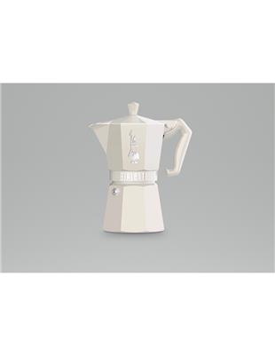 Bialetti Moka Exclusive 6 Cup - Cream