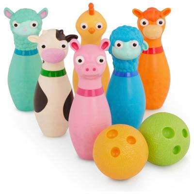 Battat Farm Animal Barnyard Bowling Set | Smyths Toys UK